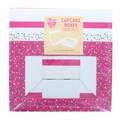 Baked With Love Patterned Cupcake Boxes Twin Pack - Pink Sprinkles Alternative Image