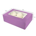 Baked With Love Brights Cupcake Boxes Twin Pack - Purple Alternative Image