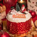 Red and White Merry Christmas Cake Decoration Kit, 6 Piece Set Alternative Image