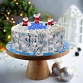 Christmas Cake Board & Decoration Set - Santa Alternative Image