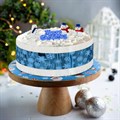 Christmas Cake Board & Decoration Set - Snowman Alternative Image