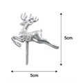 Christmas Cake Board & Decoration Set - Leaping Deer Alternative Image
