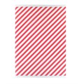 100 Greaseproof Liner Sheets Stripe Red 250x360mm Alternative Image