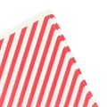 100 Greaseproof Liner Sheets Stripe Red 250x360mm Alternative Image