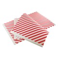 100 Greaseproof Liner Sheets Stripe Red 250x360mm Alternative Image
