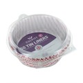 50 7" Round Cake Tin Liners - Red Stripe Alternative Image