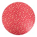 Christmas Cake Board & Decoration Set - Red & Gold Stars Alternative Image