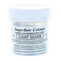 Sugarflair Lustre Dusting Powder - Light Silver (25g) Alternative Image