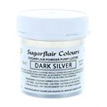 Sugarflair Lustre Dusting Powder - Dark Silver (25g) Alternative Image