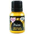 Rainbow Dust Metallic Food Paint  - Light Gold - 25ml Alternative Image