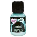 Rainbow Dust Metallic Food Paint  - Pearlescent Baby Blue - 25ml Alternative Image