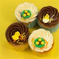 10 Easter Chick Sugar Decorations Alternative Image