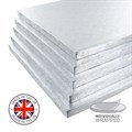 Culpitt Individually Wrapped Silver Square Cake Boards - 5 Pack Alternative Image