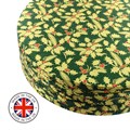 Culpitt Premium 10" Round Green Christmas Holly Cake Boards - 5 Pack Alternative Image
