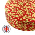Culpitt Premium 8" Round Red Christmas Holly Cake Boards - 5 Pack Alternative Image