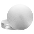 Culpitt Silver Round Cake Boards - 5 Pack Alternative Image