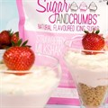 Sugar & Crumbs Natural Flavoured Icing Sugar - Strawberry Milkshake - 500g Alternative Image