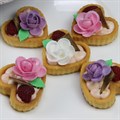 Decocino Wafer Roses Pink - 8 - Single Alternative Image