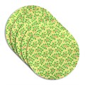 10" Double Thick Round Gold Holly Cake Card 5PK Alternative Image