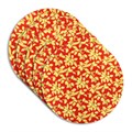 10" Double Thick Round Red Holly Cake Card 5PK Alternative Image
