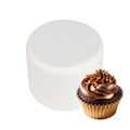 Round Bevelled Edged Polystyrene Cake Dummy - 4" Alternative Image