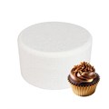 Round Bevelled Edged Polystyrene Cake Dummy - 8" Alternative Image