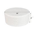 Round Bevelled Edged Polystyrene Cake Dummy - 10" Alternative Image