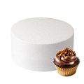 Round Straight Edged Polystyrene Cake Dummy - Deep - 8" Alternative Image