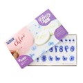PME Fun Fonts Embossers - Script Numbers & Symbols Stamps Alternative Image