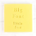 PME Fun Fonts Embossers - Cupcakes & Cookies Stamps Alternative Image