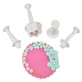 Cake Star Blossom Plunger Cutters - Set of 4 Alternative Image