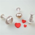 Cake Star Heart Plunger Cutters - Set of 3 Alternative Image