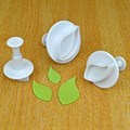 Cake Star Plunger Cutter - Curved Leaf - Set of 3 Alternative Image