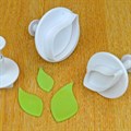 Cake Star Plunger Cutter - Curved Leaf - Set of 3 Alternative Image