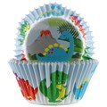 Baked with Love Foil-Lined Dinosaur Baking Cases - Pack of 25 Alternative Image