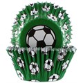 Baked with Love Foil-Lined Football Baking Cases - Pack of 25 Alternative Image