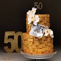 House of Cake Metallic Gold Sugarpaste - 100g Alternative Image