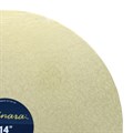 14" (355mm) Pale Gold Satinara Round Cake Boards - 5 pack Alternative Image