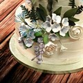 14" Pale Gold Satinara Round Cake Board - Single Alternative Image