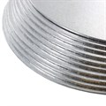 11'' (279mm) Double Thick Round Turned Edge Cake Cards Silver Foil (between 2.5 & 3mm Thick) Alternative Image