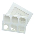 White 6 Hole Window Cupcake Box Alternative Image