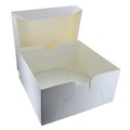 12" Round Silver Cake Drum Board & White Cake Box Combo Alternative Image