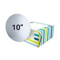 Teal Stripes 10" Windowed Cake Box and 3mm Cake Card From Baked With Love Alternative Image