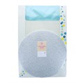Confetti Teal 10" Windowed Cake Box and 3mm Cake Card From Baked With Love Alternative Image