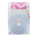 Confetti Pink 10" Windowed Cake Box and 3mm Cake Card From Baked With Love Alternative Image