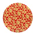 12" Round Christmas Cake Board and Box Combo - Red Alternative Image