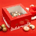 Christmas Cake Boxes | With Window - 5 Pack Alternative Image