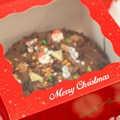 Christmas Cake Boxes | With Window - 5 Pack Alternative Image