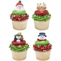 Holiday Icon Rings - 24 Pack Alternative Image