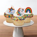 Unicorn & Rainbow Rings - 24 Pack Alternative Image